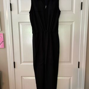 Cabi Caper Black Sleeveless Jumpsuit